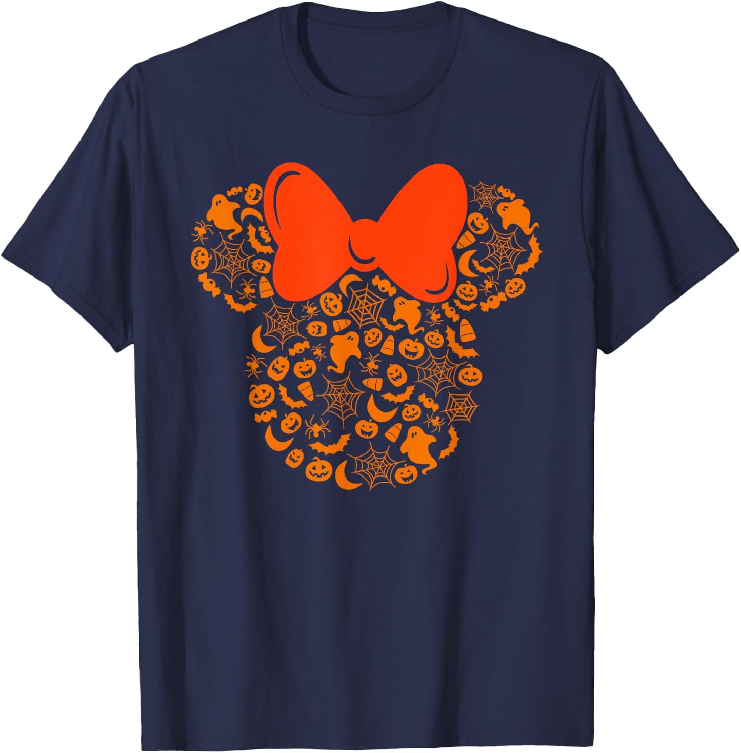 Disney Minnie Mouse Halloween Silhouette T-Shirt - T-Shirt | Navy