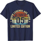 Vintage October 5 Retro Limited Edition October 5 Birthday T-Shirt - T-Shirt | Navy