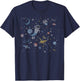 Disney Pixar Wall-E & Eve in Space T-Shirt - T-Shirt | Navy
