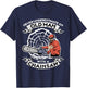 Never Underestimate An Old Man With A Chainsaw T-Shirt - T-Shirt | Navy