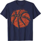 Basketball Strokes Graphic Graffiti Cool Basketball Player T-Shirt - T-Shirt | Navy