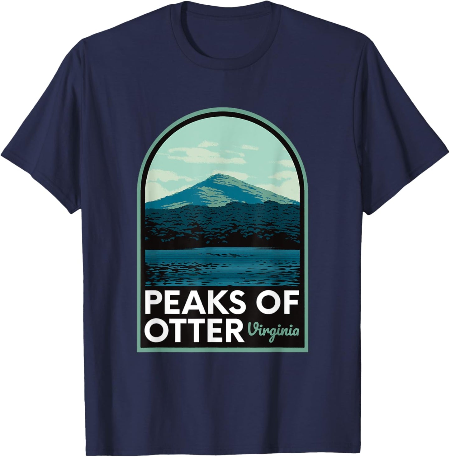 Peaks of Otter Virginia T-Shirt - T-Shirt | Navy
