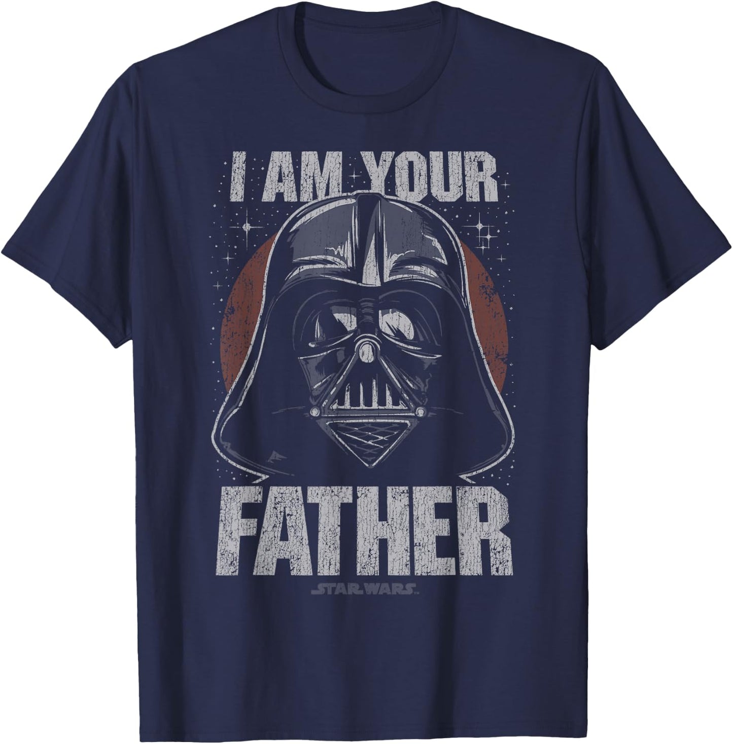 Star Wars Darth Vader I Am Your Father Dark Portrait Disney+ T-Shirt - T-Shirt | Navy