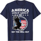 America Live It Love It Or Get The Hell Out Patriotic USA Women Men T-Shirt - T-Shirt | Navy