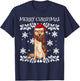 Merry Christmas Ornament Finnish Spitz Xmas Santa T-Shirt - T-Shirt | Navy