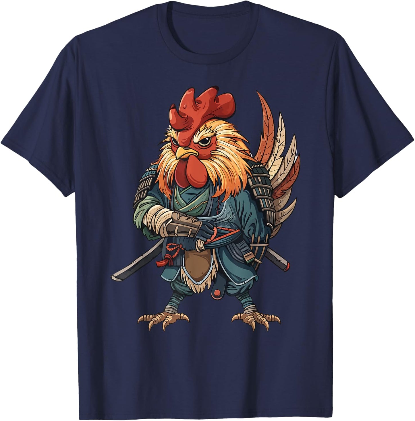 Samurai Chicken T-Shirt - T-Shirt | Navy