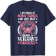 Veteran's Daughter Proud Military Veteran Dad T-Shirt - T-Shirt | Navy