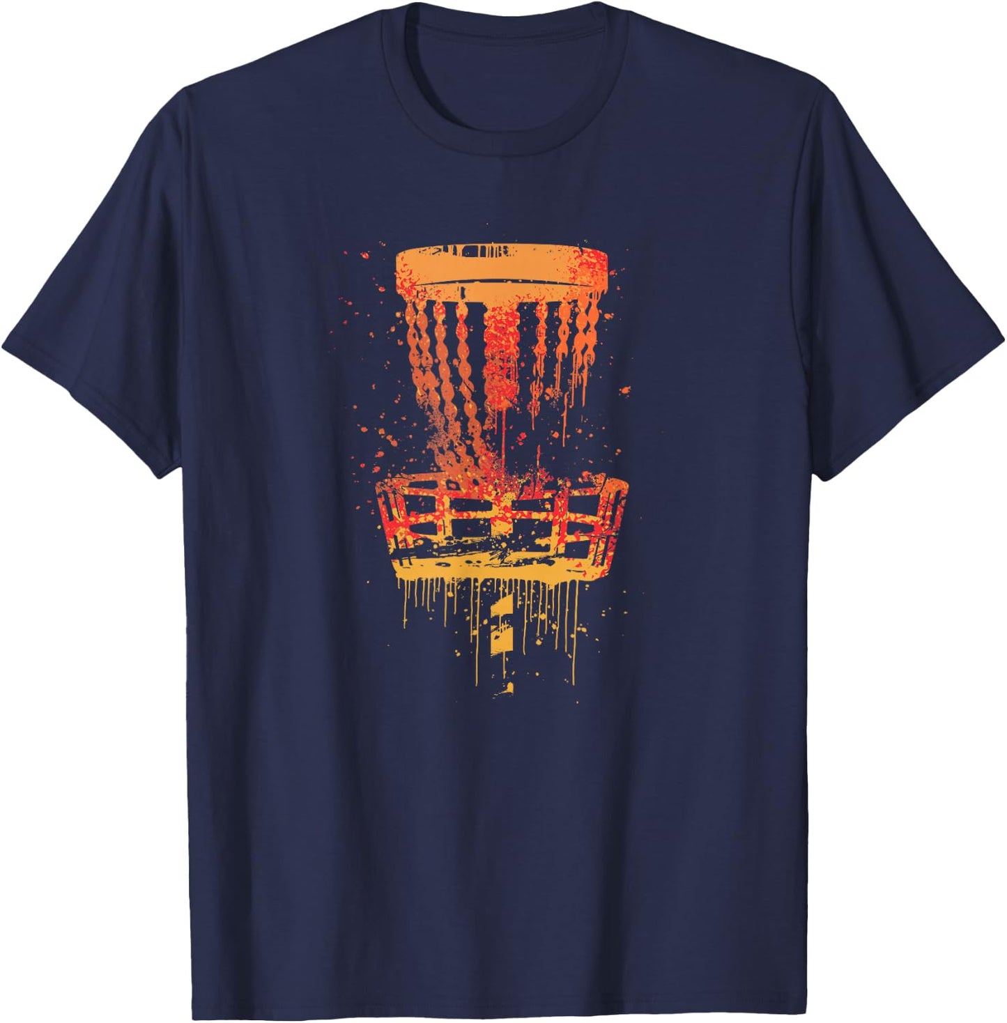 Retro Disc Golf Frolf - Vintage Frisbee Golf T-Shirt - T-Shirt | Navy