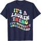 Retro Groovy Its a Lauren Thing You Wouldnt Understand T-Shirt - T-Shirt | Navy