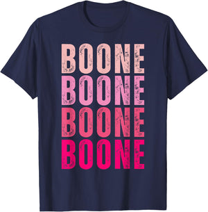 Boone Personalized Name I Love Boone Vintage T-Shirt - T-Shirt | Navy
