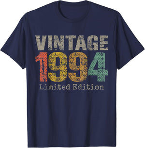 Vintage 1994 Limited Edition 31st Birthday Gifts 31 Year Old T-Shirt - T-Shirt | Navy