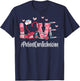 Patient Care Technician Love Valentines Day Cute Women Heart T-Shirt - T-Shirt | Navy