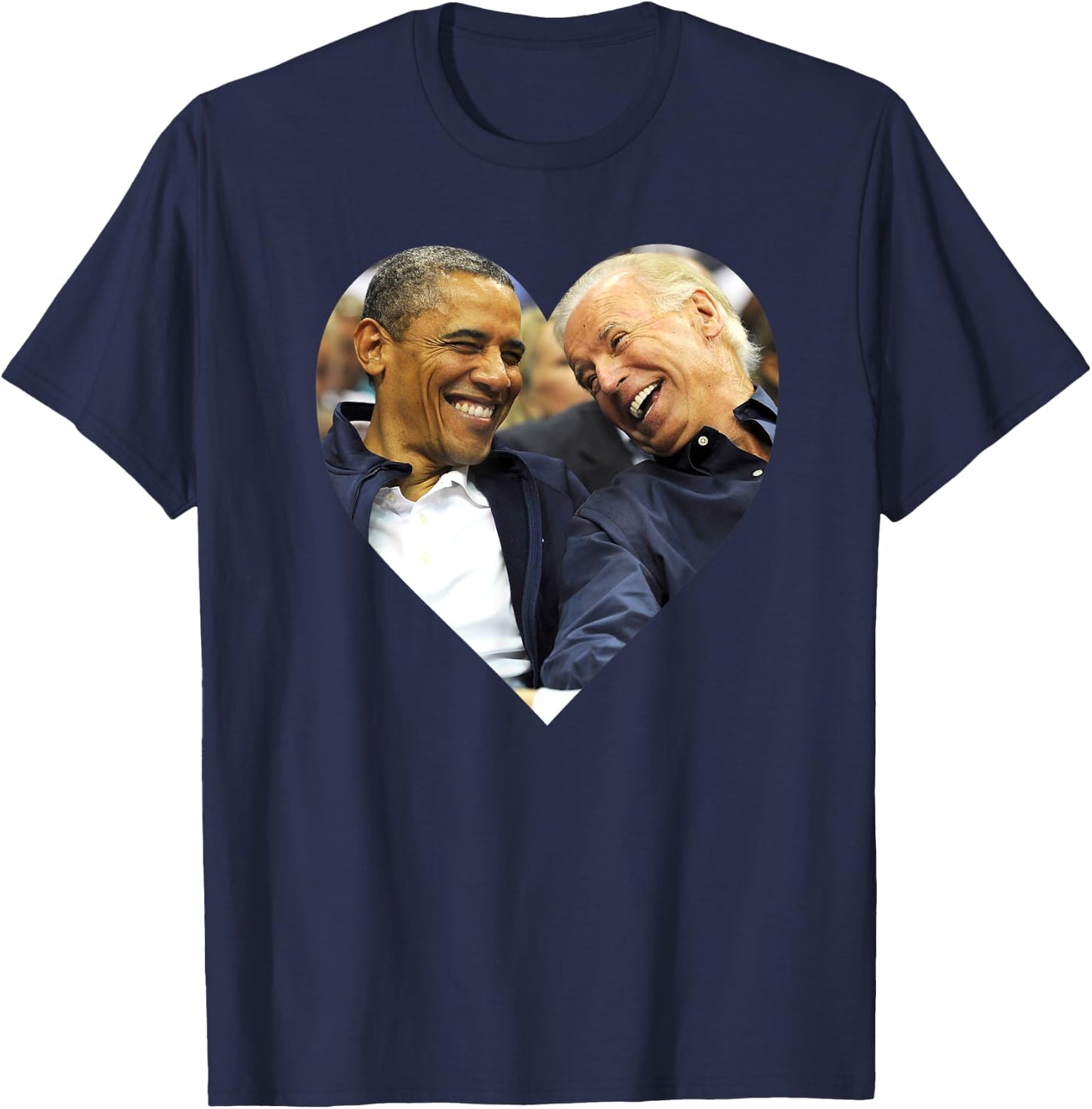 Joe Biden and Barack Obama T-Shirt - T-Shirt | Navy