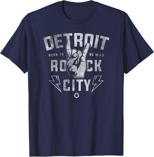 Detroit City Style Apparel women - Detroit Rock City T-Shirt - T-Shirt | Navy
