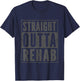 Funny Patient Get Well Gag Gift Straight Outta Rehab T-Shirt - T-Shirt | Navy