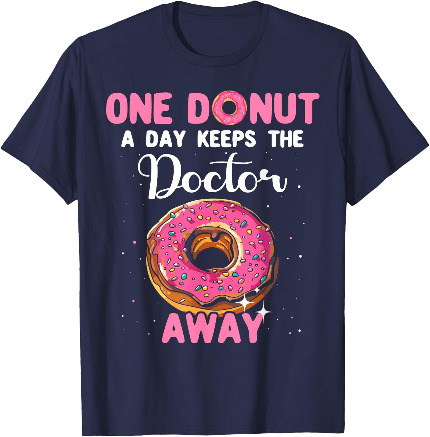 Donut Costume Women Baking Donuts Men Donut T-Shirt - T-Shirt | Navy