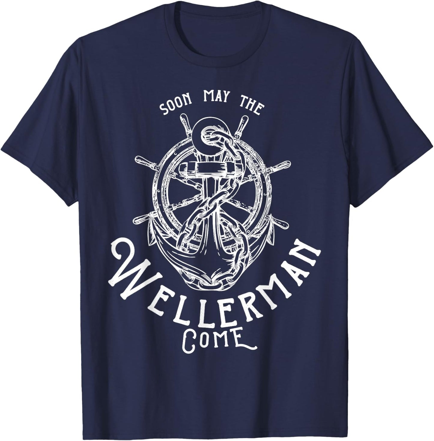 Wellerman Sea Shanty T-Shirt - T-Shirt | Navy