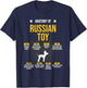 Anatomy Of Russian Toy Dog Lover T-Shirt - T-Shirt | Navy