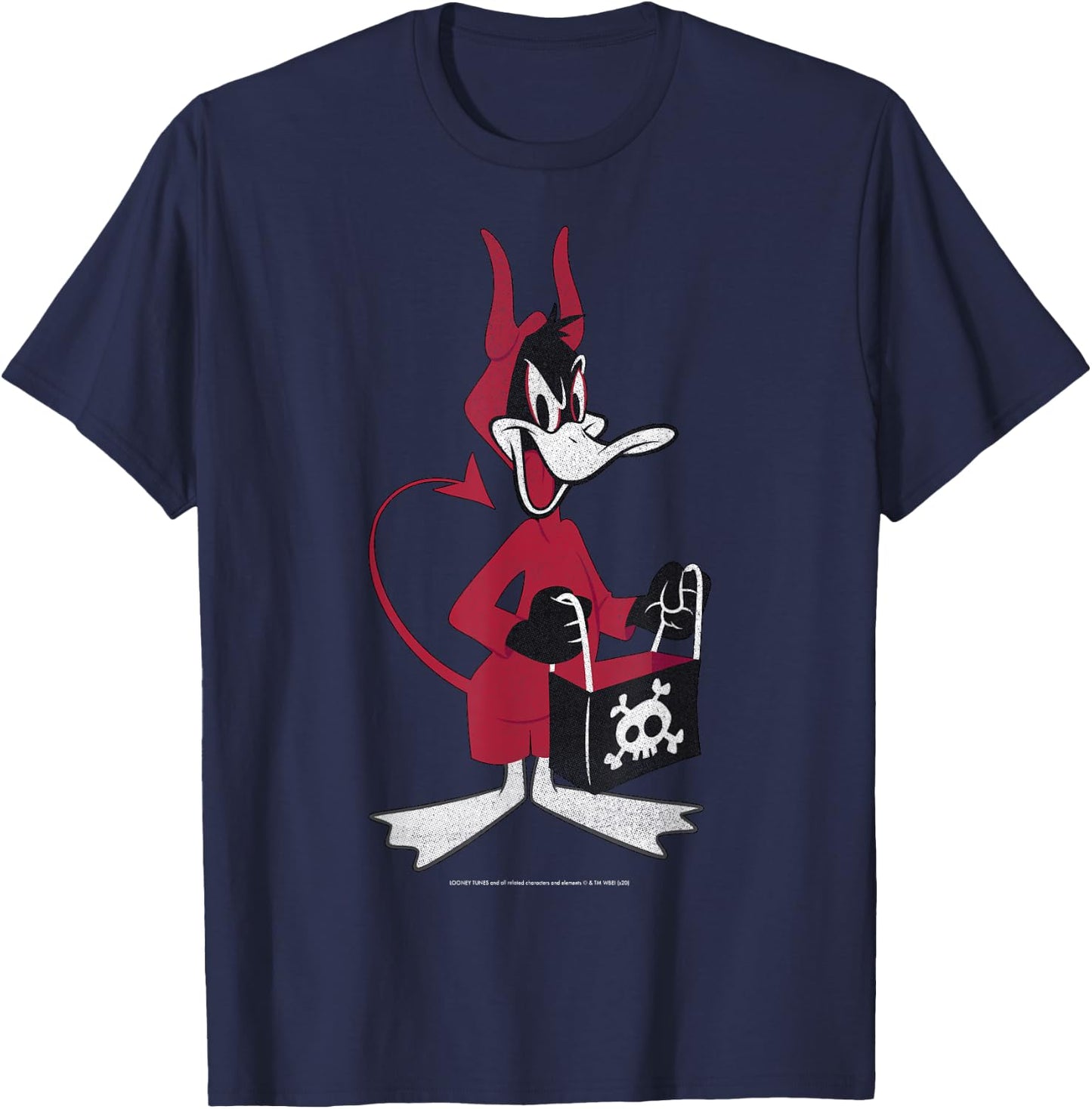 Looney Tunes Daffy Devil Costume Halloween T-Shirt - T-Shirt | Navy