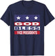God Bless Vice Presidents Patriotic Christian Women Men T-Shirt - T-Shirt | Navy