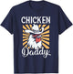 Chicken Daddy Vintage Poultry Farmer Funny Fathers Day T-Shirt - T-Shirt | Navy