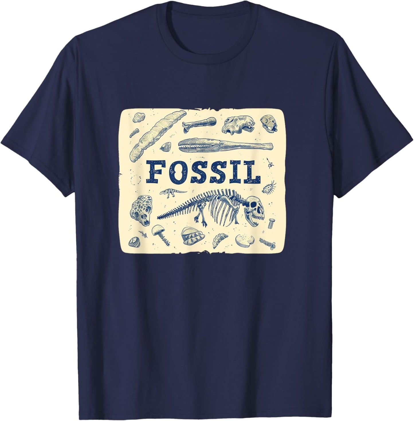 Cool Archaeology Equipment for Fossil Lovers T-Shirt - T-Shirt | Navy