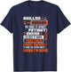 Smart Enough To Hide The Extra Parts Proud Mechanic Job T-Shirt - T-Shirt | Navy