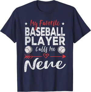 My Favorite Baseball Player Calls Me Nene T-Shirt - T-Shirt | Navy