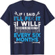 If I Said I'll Fix It I Will | Handyman and Mechanic T-Shirt - T-Shirt | Navy
