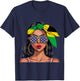 Jamaican Souvenirs Products Woman Flag American Jamaica T-Shirt - T-Shirt | Navy