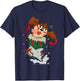 Looney Tunes Christmas Taz Ripping Presents T-Shirt - T-Shirt | Navy