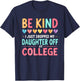 Vintage Be Kind I Just Dropped My Daughter Off at College T-Shirt - T-Shirt | Navy