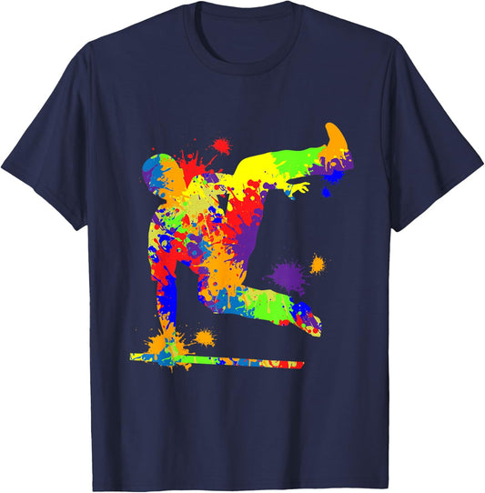 Parkour Freerunning Freerunner Traceur Kids Boys T-Shirt - T-Shirt | Navy