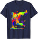 Parkour Freerunning Freerunner Traceur Kids Boys T-Shirt - T-Shirt | Navy