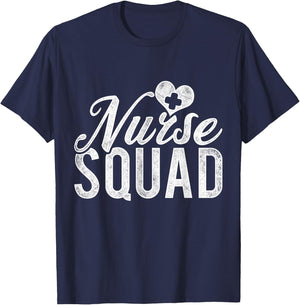 Nurse Squad Nurse T-Shirt - T-Shirt | Navy
