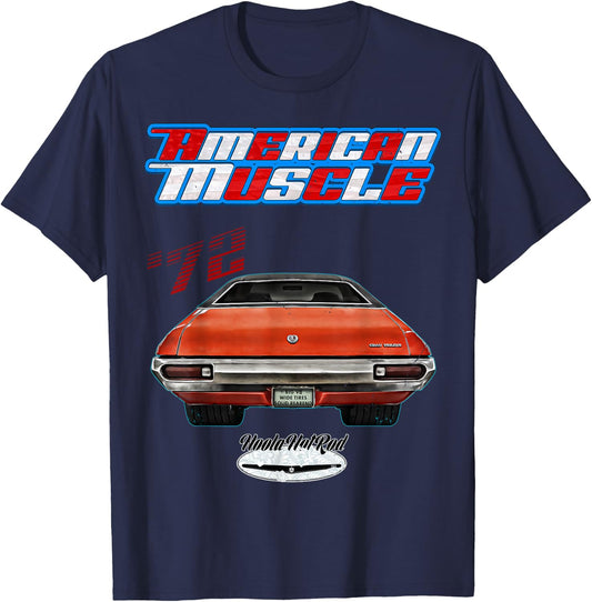 1972 Torino,Hot Rod,Muscle Car,american car,pony car,Hoola T-Shirt - T-Shirt | Navy