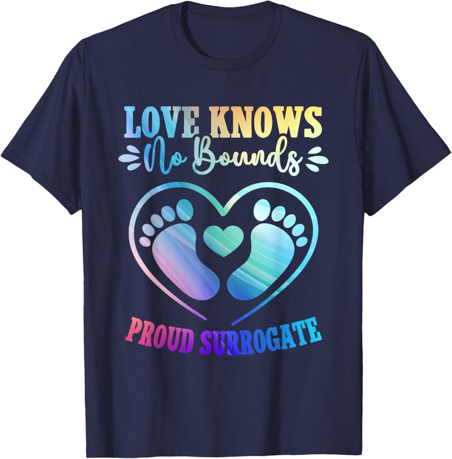 Pregnant Surrogate Mom Surro Mama T-Shirt - T-Shirt | Navy