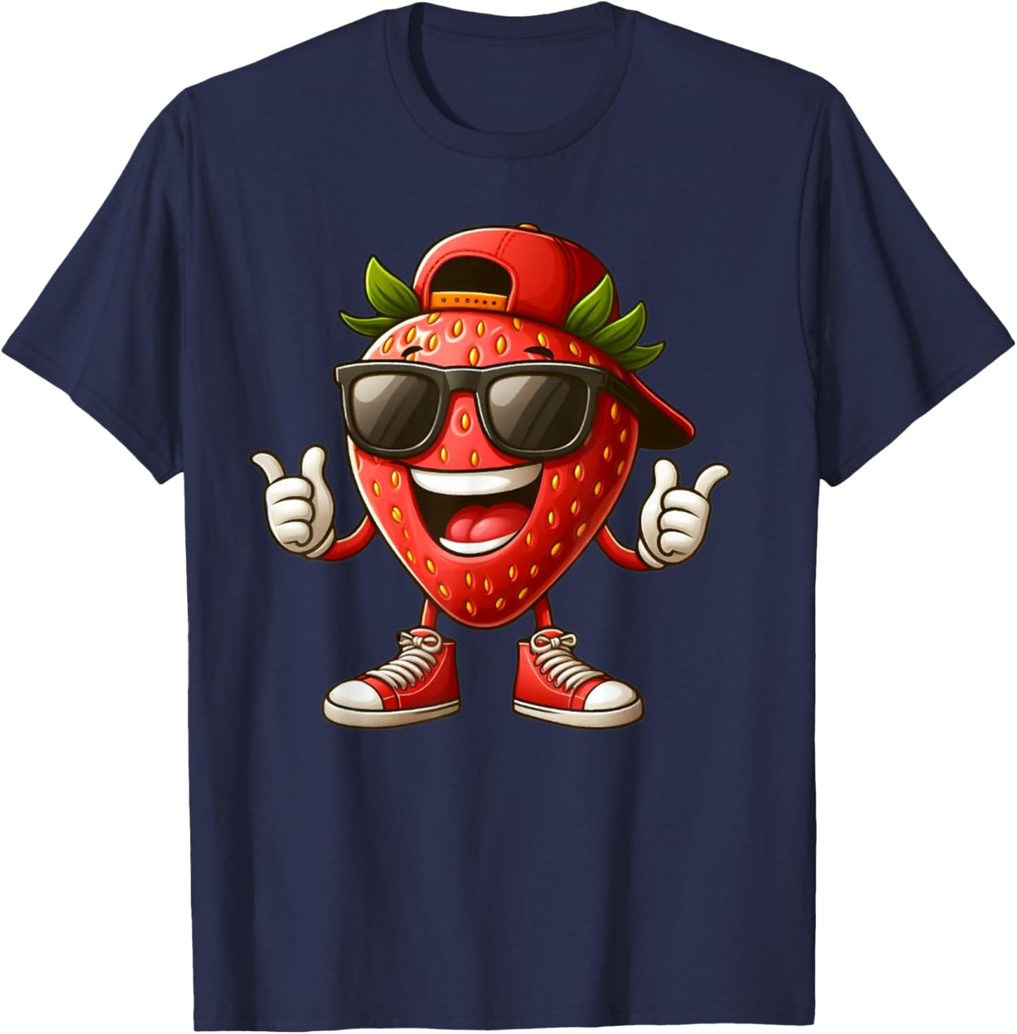 Beautiful strawberry costume for boys and girls T-Shirt - T-Shirt | Navy