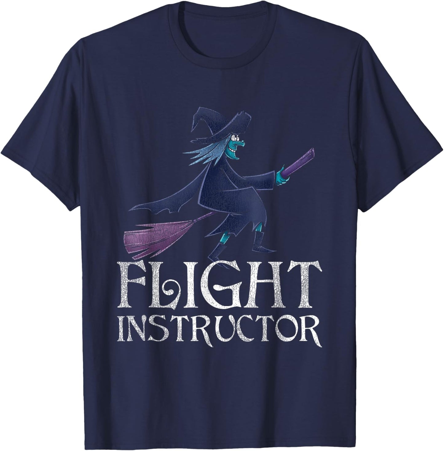 Flight Instructor Witch T-Shirt - T-Shirt | Navy