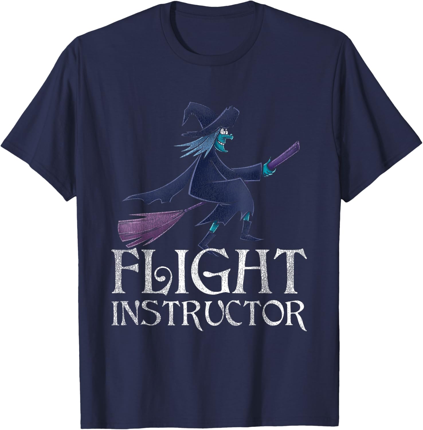 Flight Instructor Witch T-Shirt - T-Shirt | Navy