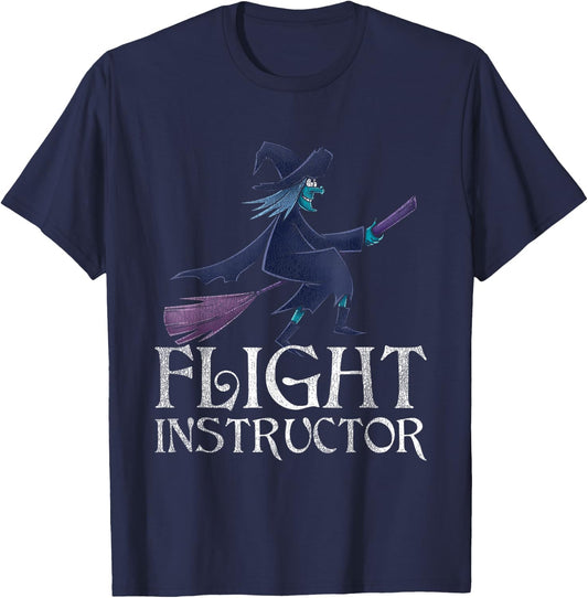 Flight Instructor Witch T-Shirt - T-Shirt | Navy