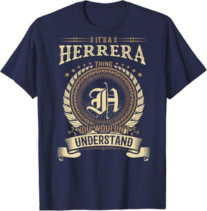 Herrera Thing You Wouldn't Understand Family BACKPRINT T-Shirt - T-Shirt | Navy