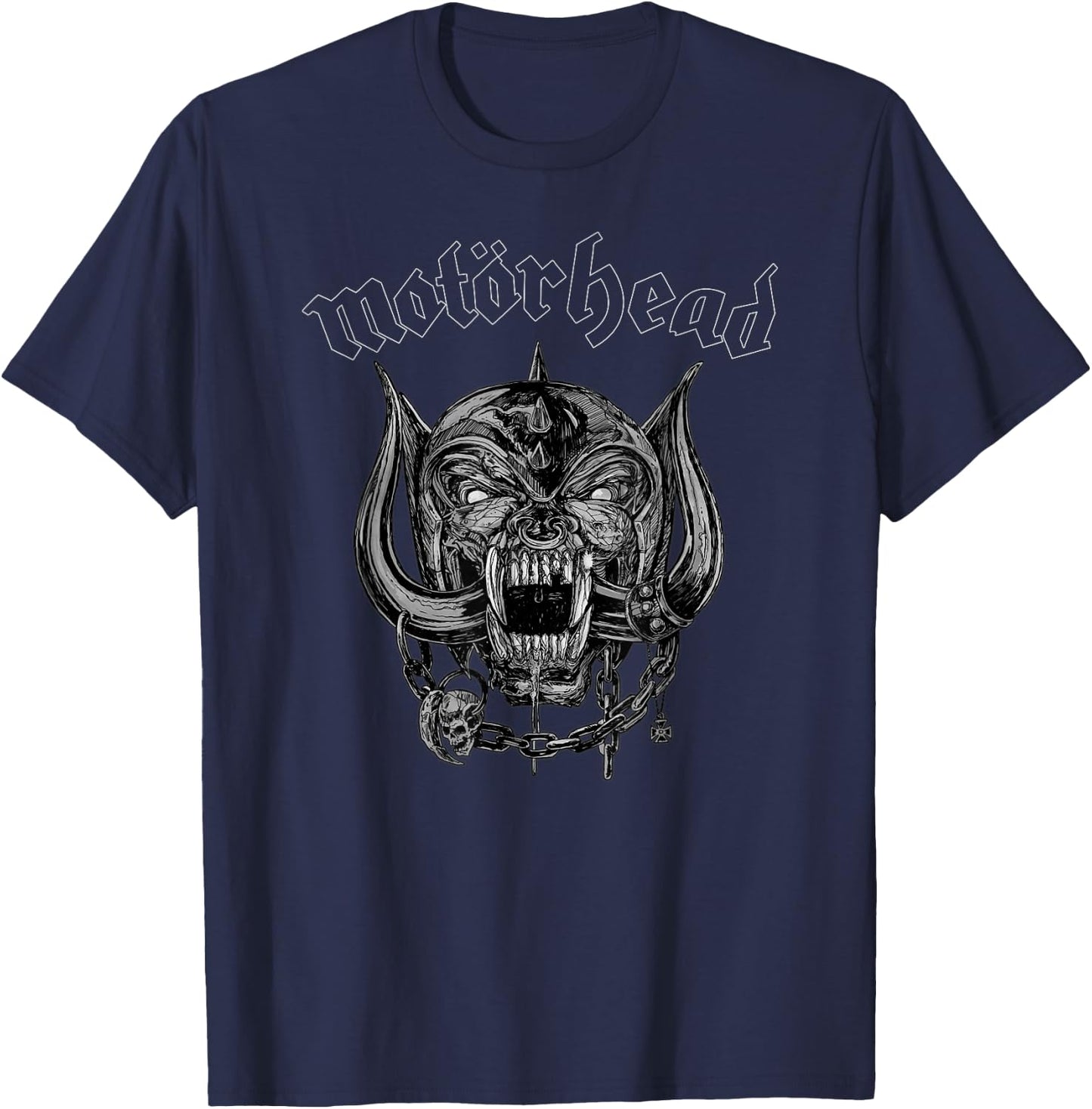 Motörhead - Undercover Warpig Sketch T-Shirt - T-Shirt | Navy
