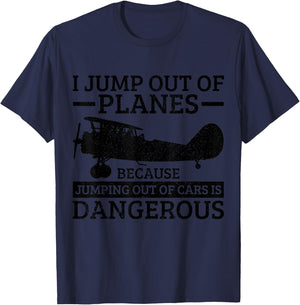 Skydiving Parachute Gift T-Shirt - T-Shirt | Navy