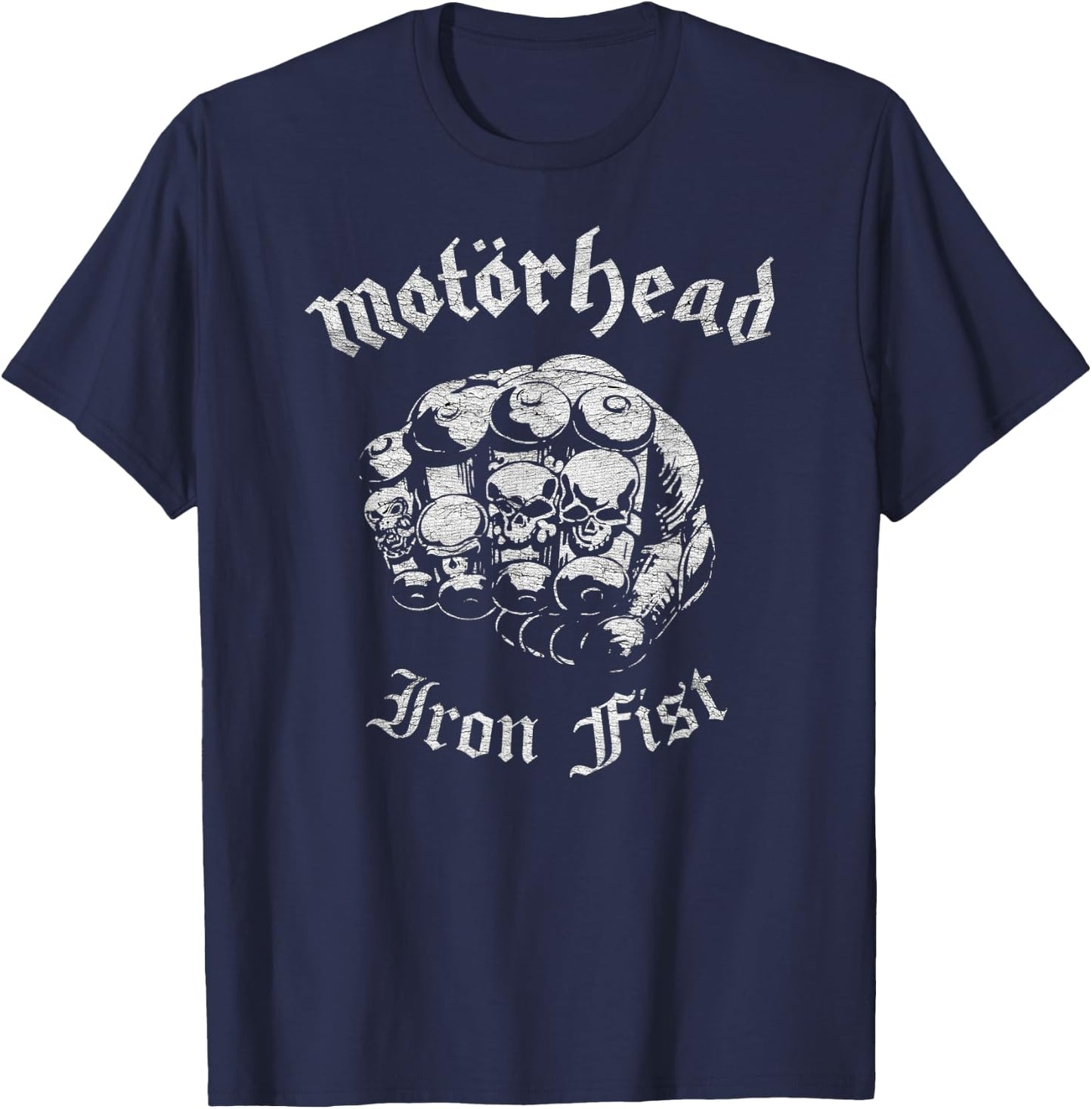 Motrhead Official - -Adults Black Oversized Modern Lace T-Shirt - T-Shirt | Navy