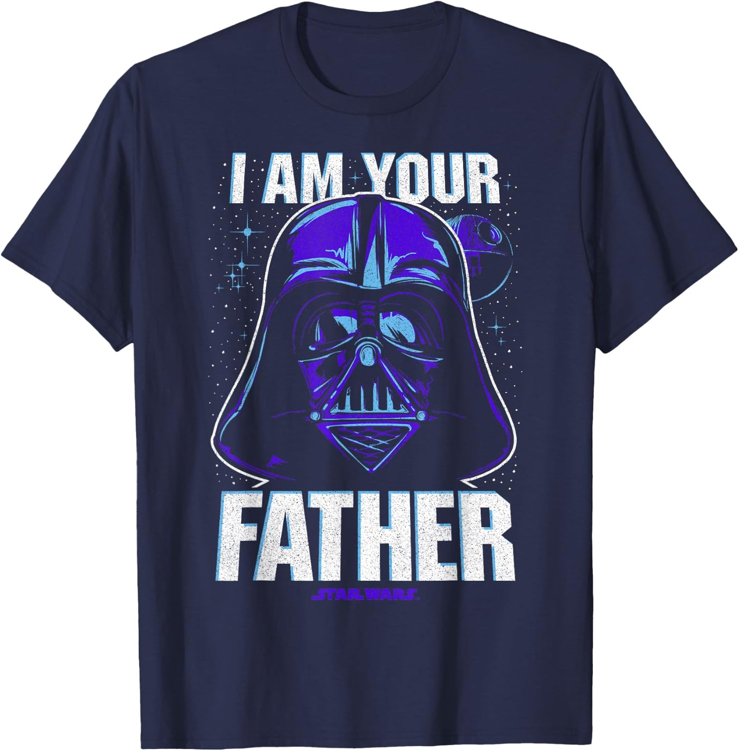 Star Wars Darth Vader I Am Your Father Purple Hue T-Shirt - T-Shirt | Navy