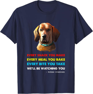 Red Bone Coonhound Dog Shirt | Red Bone Coonhound T-Shirt - T-Shirt | Navy