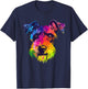 Mini Schnauzer Art Women Miniature Schnauzer Lovers T-Shirt - T-Shirt | Navy