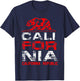 California Republic | Cute North Cali Lovers Gift T-Shirt - T-Shirt | Navy