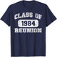 Class of 1984 Reunion 40th Graduation Classmate Matching T-Shirt - T-Shirt | Navy